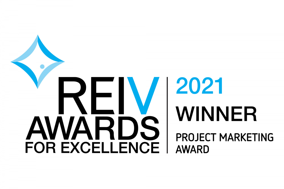 Castran Gilbert named REIV Awards for Excellence Project Marketing Award 2021 WINNER!